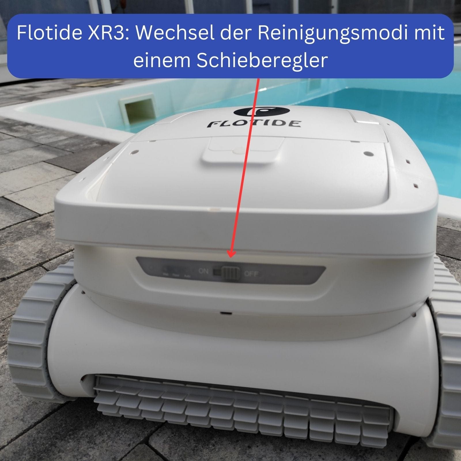 Akku Poolroboter Flotide XR3 Bedienung