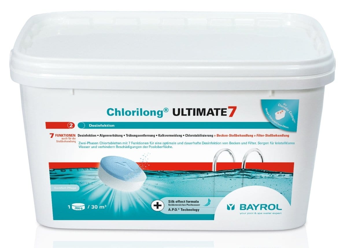 Chlorilong® ULTIMATE 7, 300 g Tablette - Poolstark.de